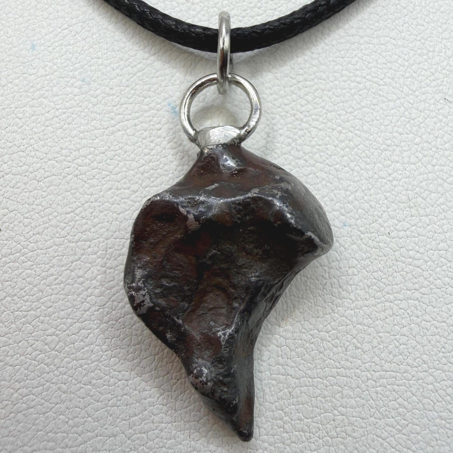 Agoudal Iron Meteorite Pendant: Handmade Astronomy Space Gift, Cosmic Pendant, 7.52 grams