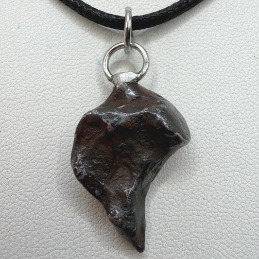 Agoudal Iron Meteorite Pendant: Handmade Astronomy Space Gift, Cosmic Pendant, 7.52 grams