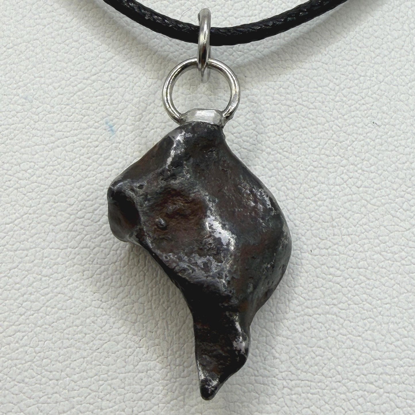 Agoudal Iron Meteorite Pendant: Handmade Astronomy Space Gift, Cosmic Pendant, 7.52 grams
