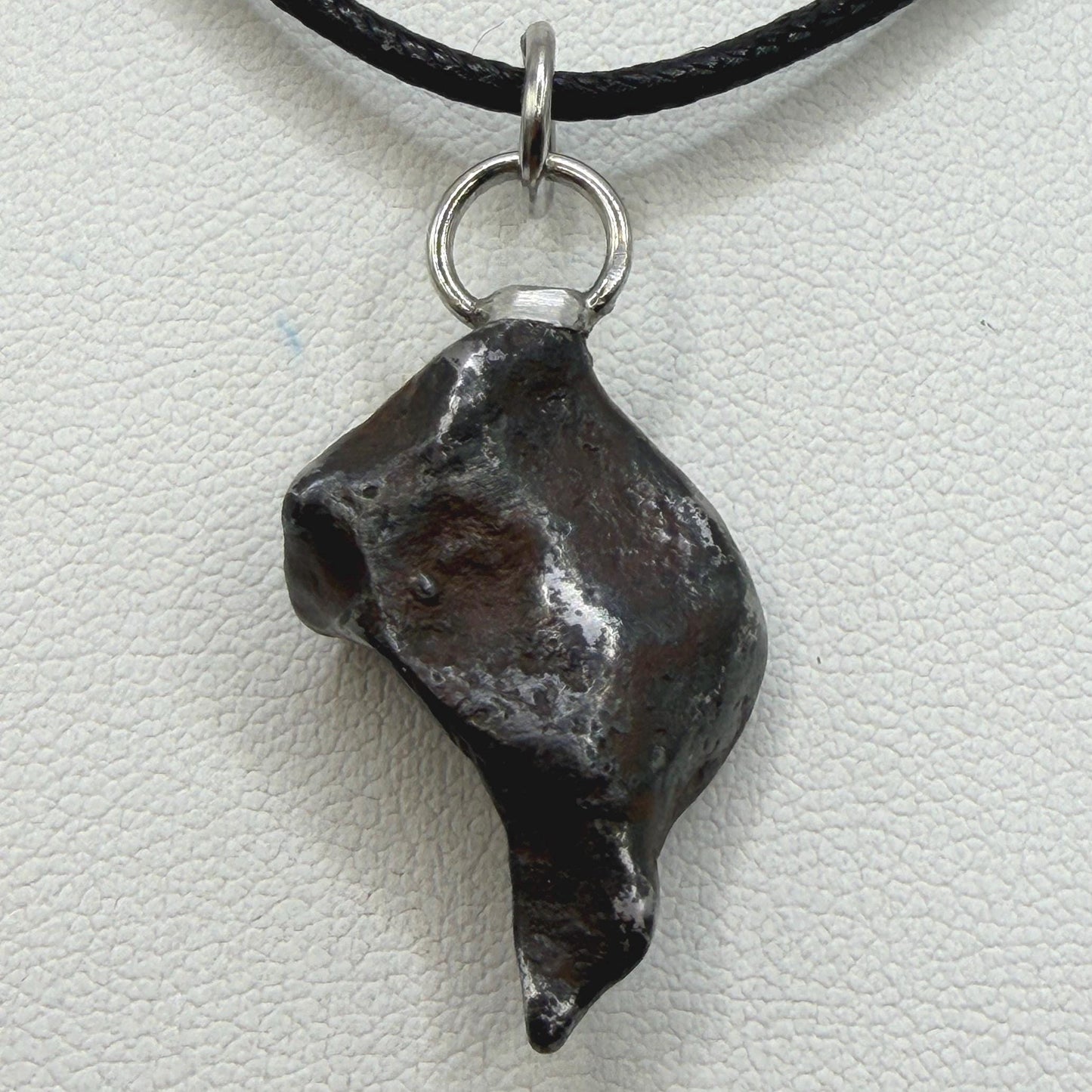 Agoudal Iron Meteorite Pendant: Handmade Astronomy Space Gift, Cosmic Pendant, 7.52 grams