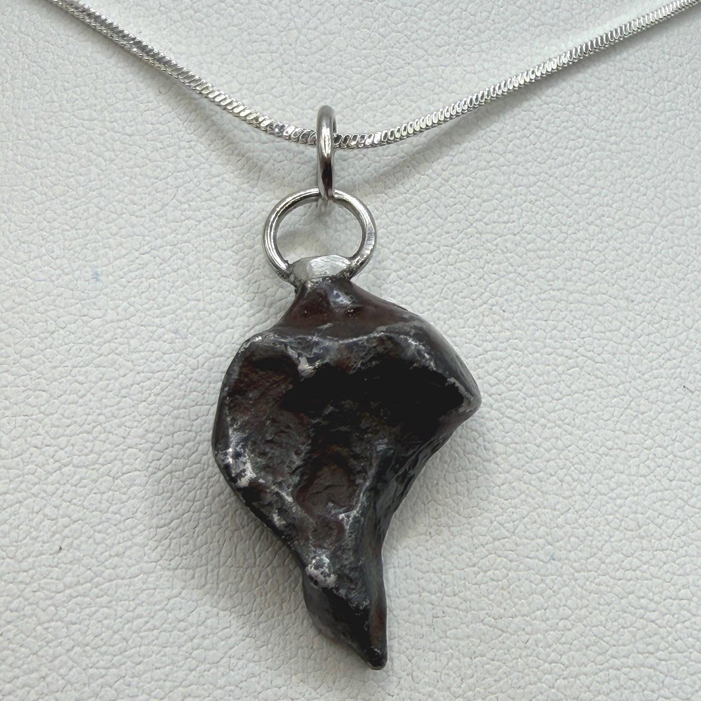 Agoudal Iron Meteorite Pendant: Handmade Astronomy Space Gift, Cosmic Pendant, 7.52 grams