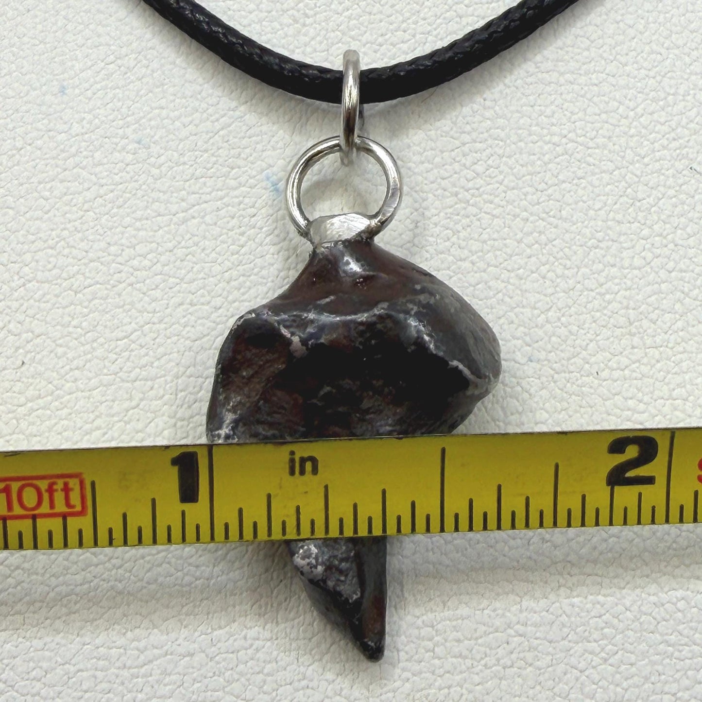 Agoudal Iron Meteorite Pendant: Handmade Astronomy Space Gift, Cosmic Pendant, 7.52 grams