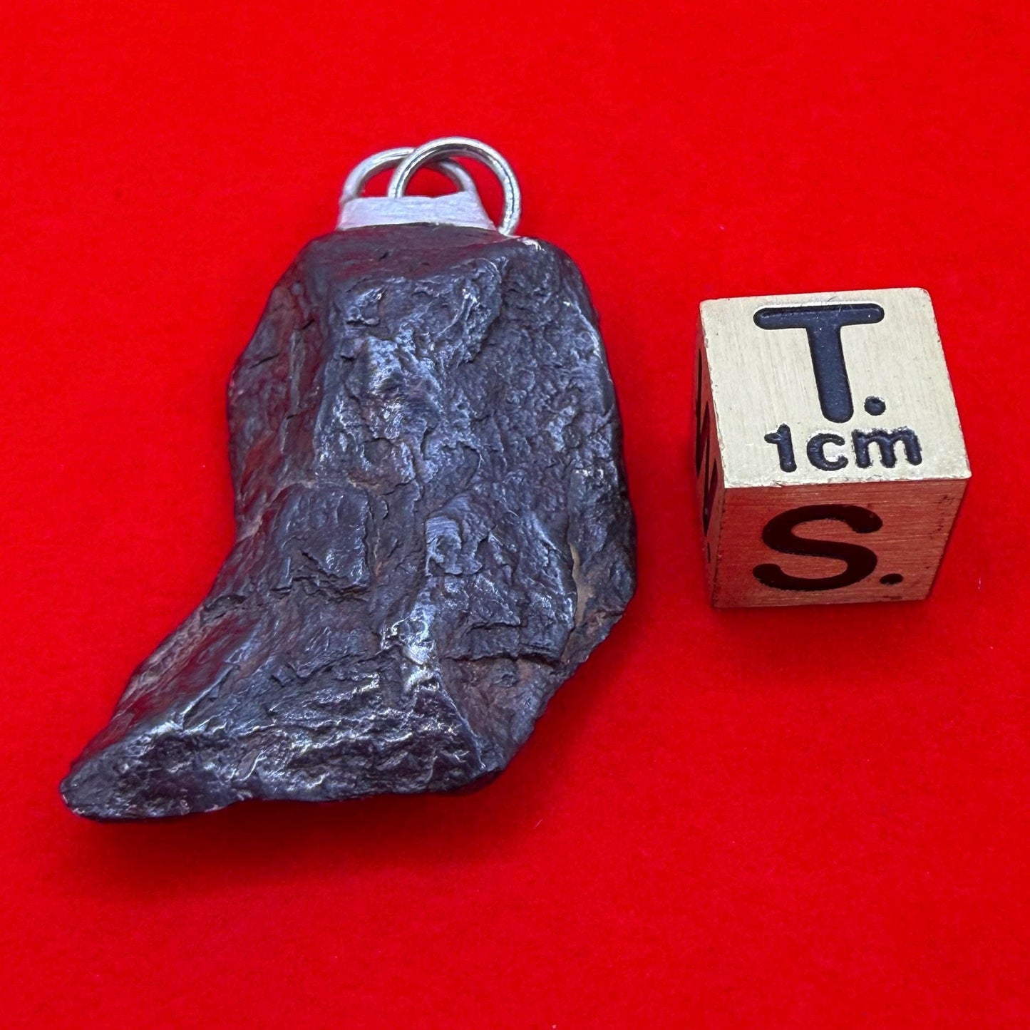 Canyon Diablo Iron Meteorite Pendant: Arizona Space Gift, 15.00