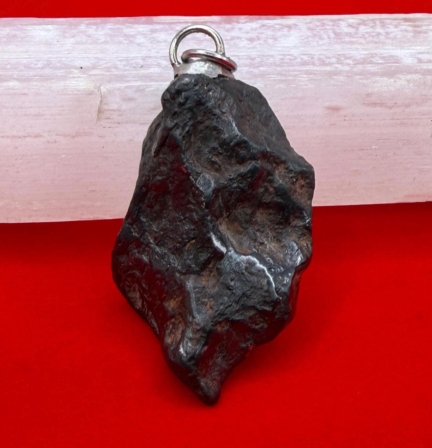 Canyon Diablo Iron Meteorite Pendant: Arizona Space Gift, 36.49g