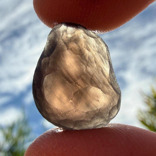 Saffordite Stone: Rare Cintamani, Arizona Tektite -3.55 Grams