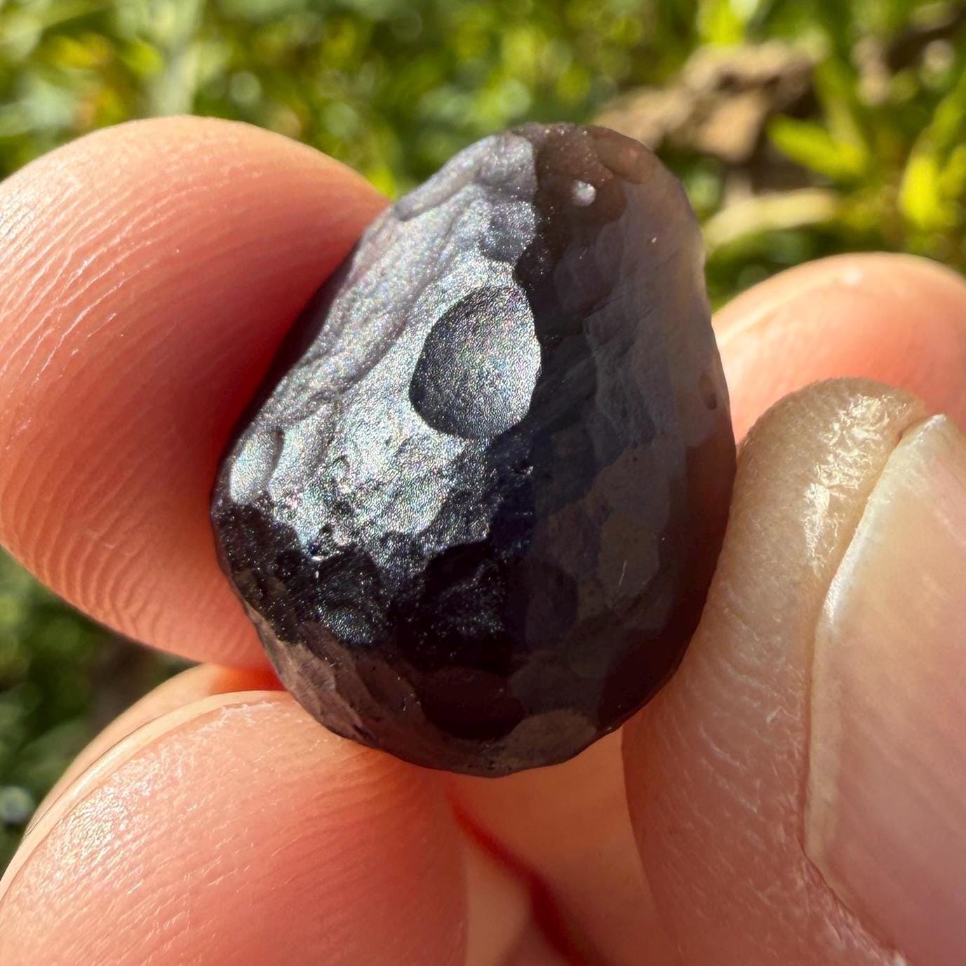 Saffordite Stone: Rare Cintamani, Arizona Tektite -3.55 Grams