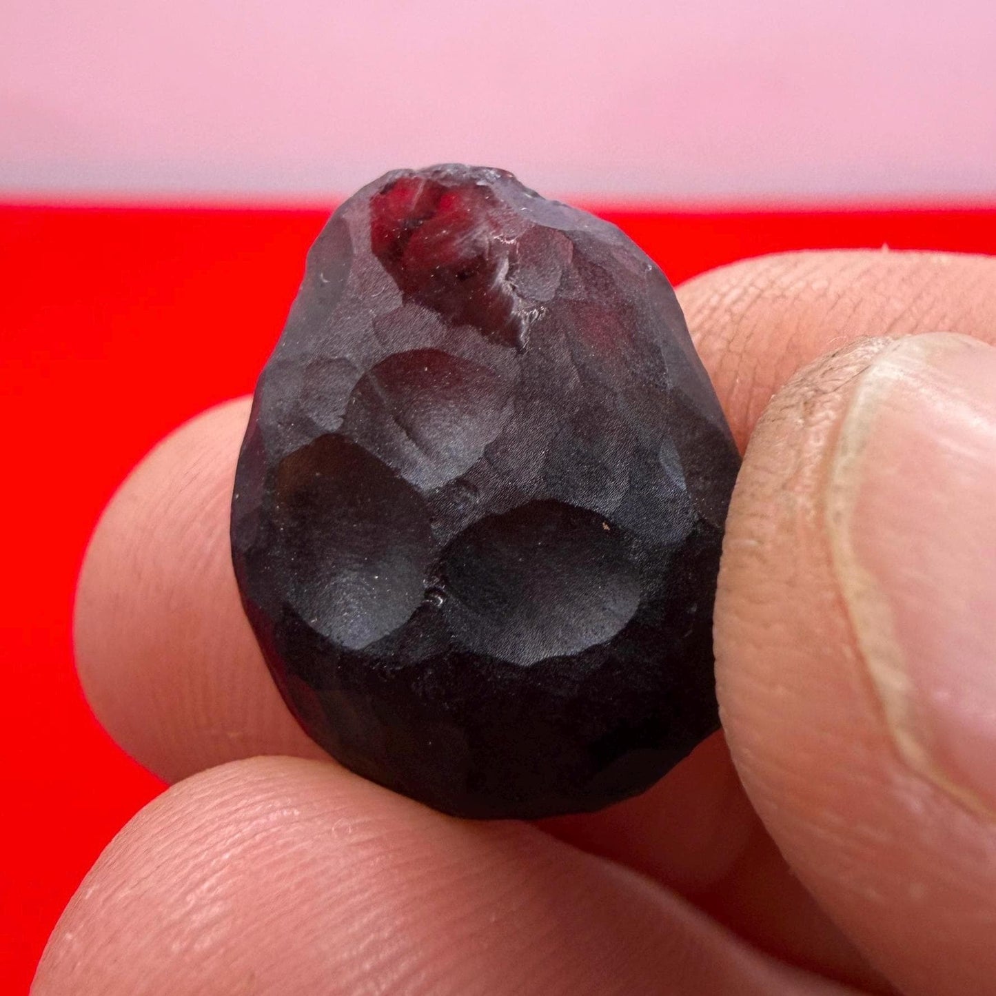 Saffordite Stone: Rare Cintamani, Arizona Tektite -3.55 Grams