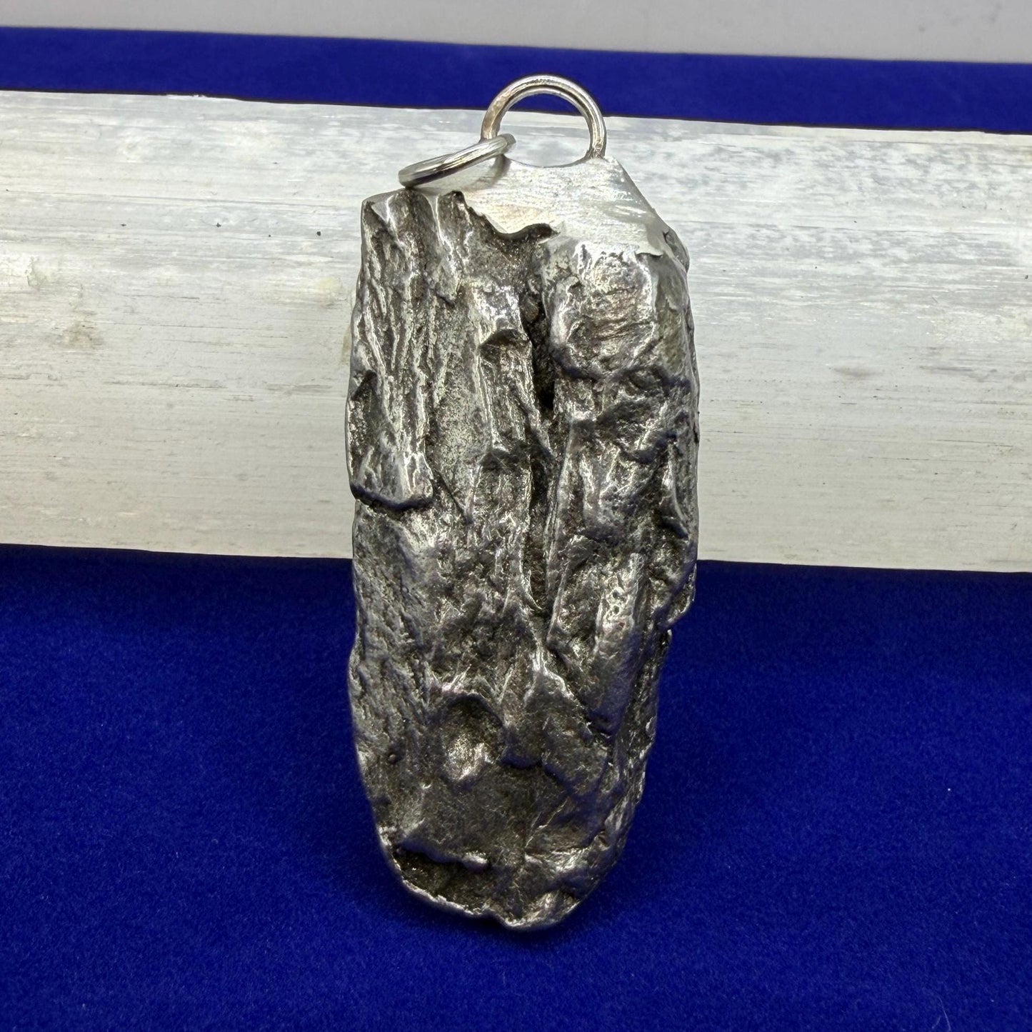 Campo del Cielo Meteorite Pendant: Authentic Iron Meteorite Jewelry, 33.66g