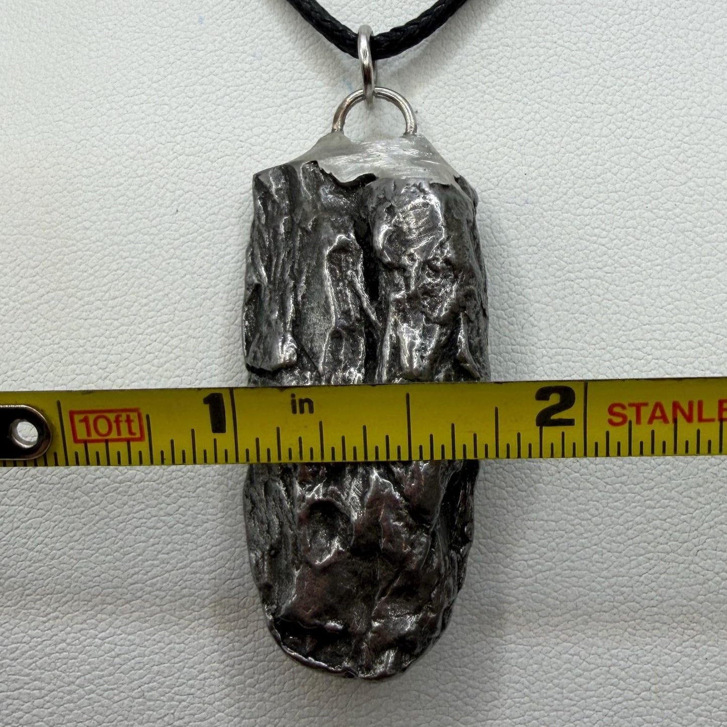 Campo del Cielo Meteorite Pendant: Authentic Iron Meteorite Jewelry, 33.66g