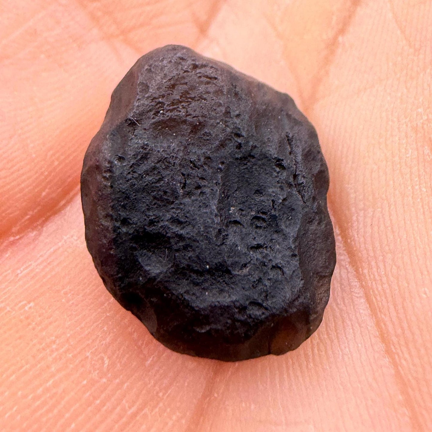 Saffordite Stone: Rare Cintamani, Arizona Tektite -2.57 Grams