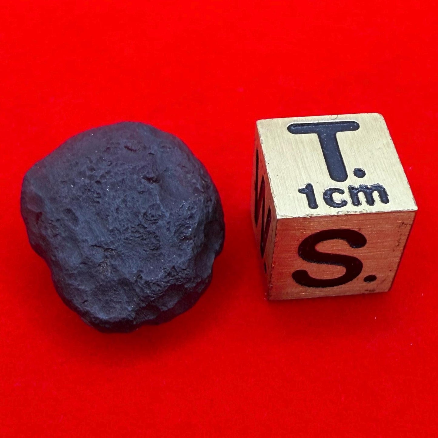 Saffordite Stone: Rare Cintamani, Arizona Tektite -2.57 Grams