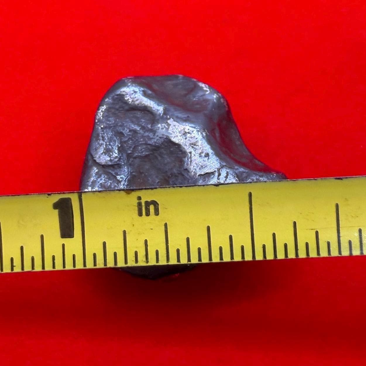 Agoudal Iron Meteorite Specimen: Authentic Meteorite, IIAB Hexahedrite, 10.76 grams