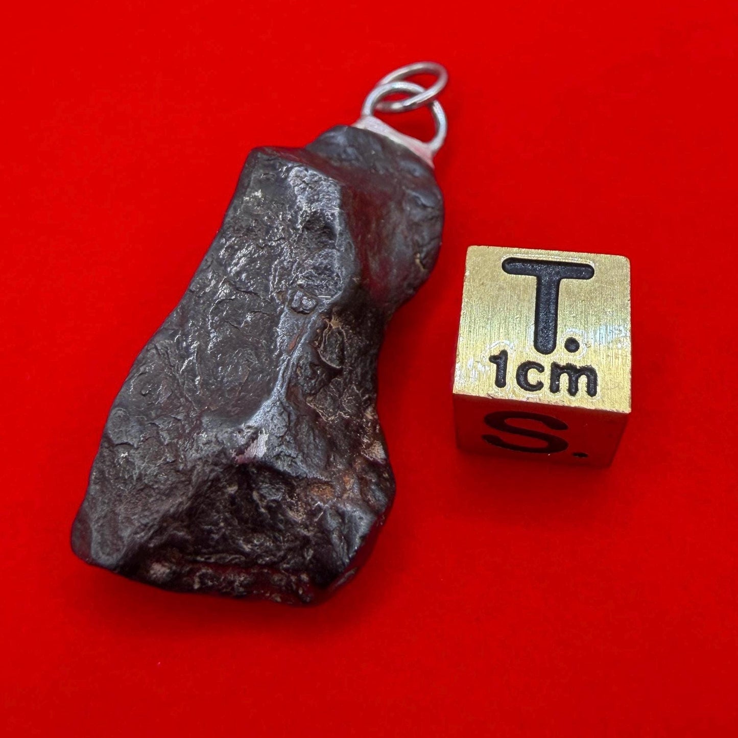 Canyon Diablo Iron Meteorite Pendant: Arizona Space Gift, 17.54 grams