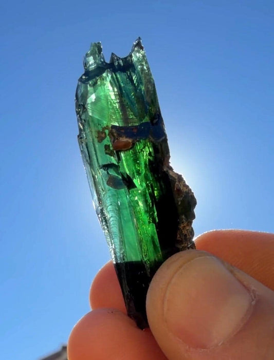 Rare Brazilian Vivianite Crystal: Reiki Energy Stone, Collector's Gem, 13.44g/67.2ct