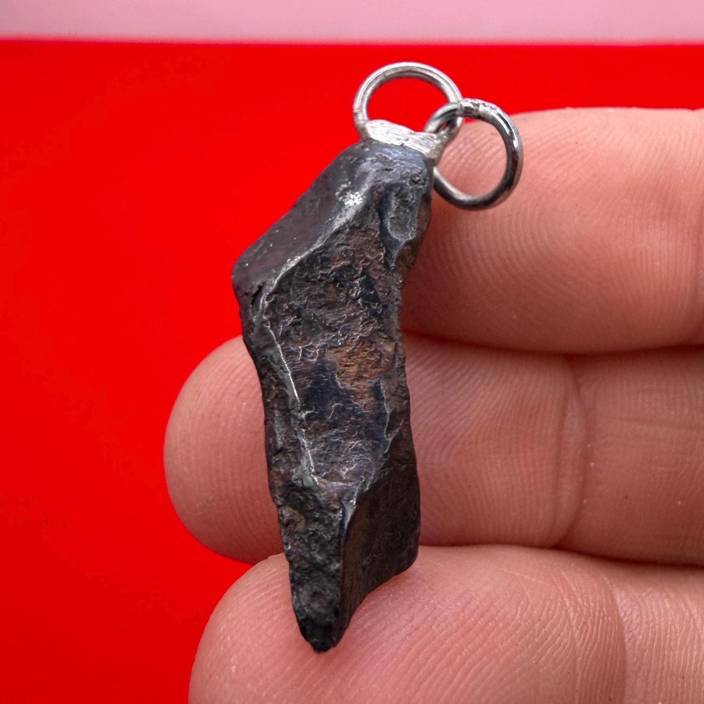 Canyon Diablo Iron Meteorite Pendant: Arizona Space Gift, 7.82 grams
