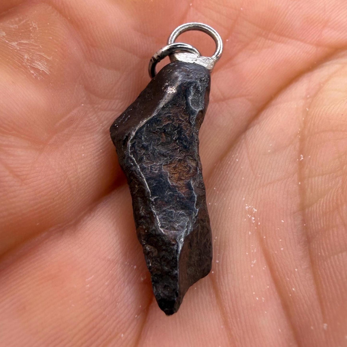 Canyon Diablo Iron Meteorite Pendant: Arizona Space Gift, 7.82 grams