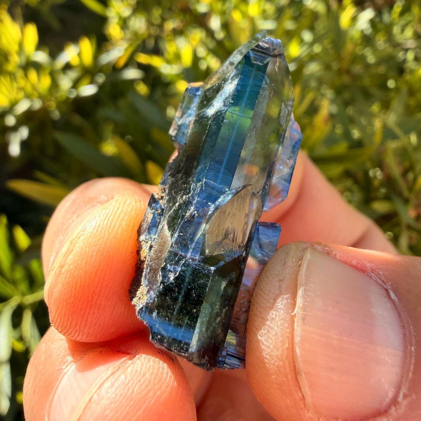 Rare Brazilian Vivianite Crystal: Reiki Energy Stone, Collector's Gem, 4.61g/23.05ct