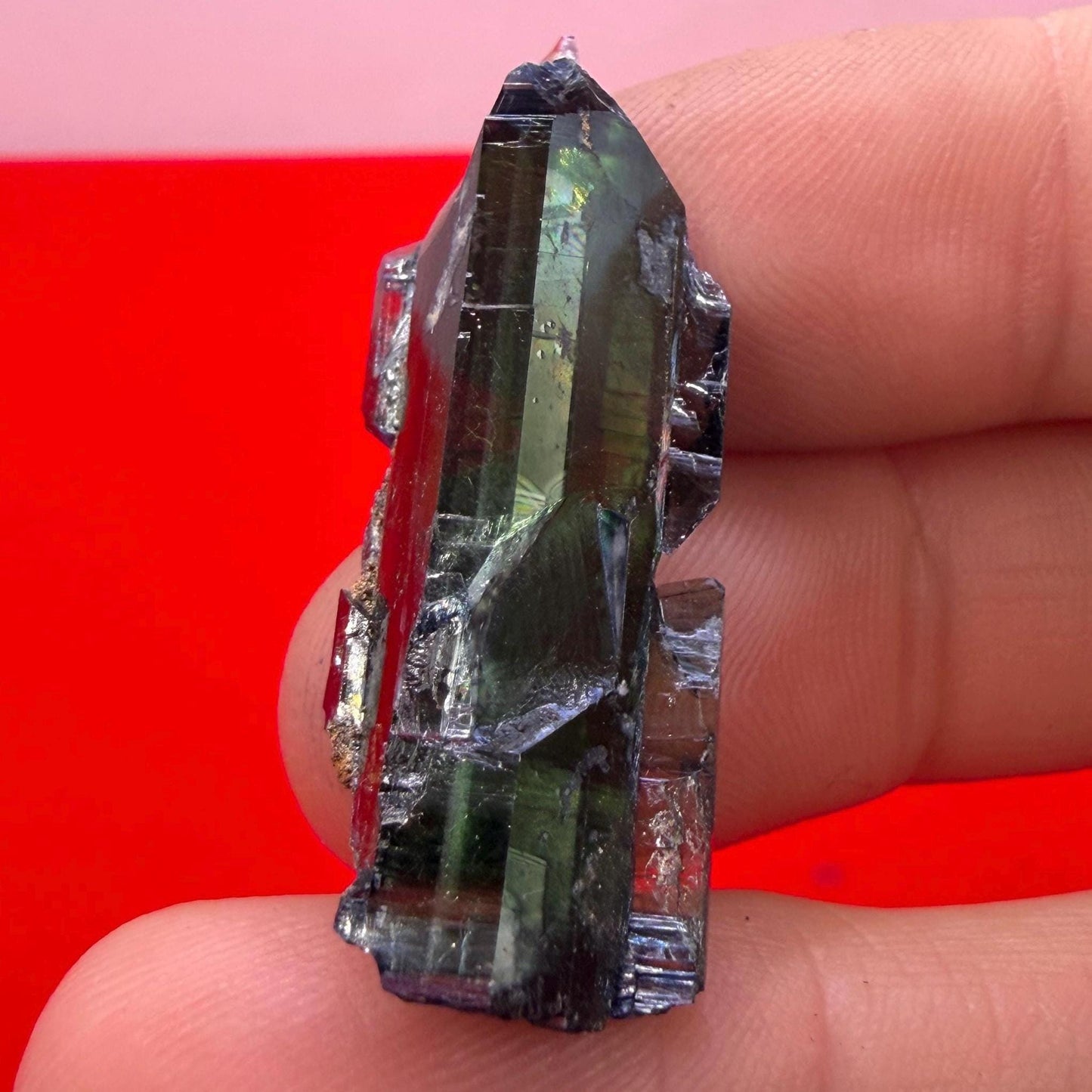 Rare Brazilian Vivianite Crystal: Reiki Energy Stone, Collector's Gem, 4.61g/23.05ct