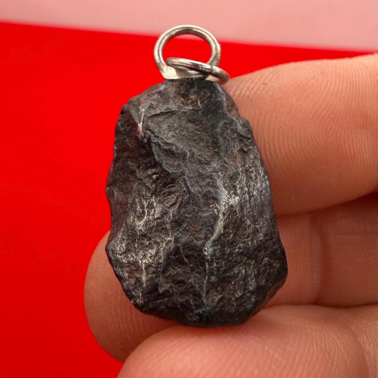 Canyon Diablo Iron Meteorite Pendant: Arizona Space Gift, 9.37 grams