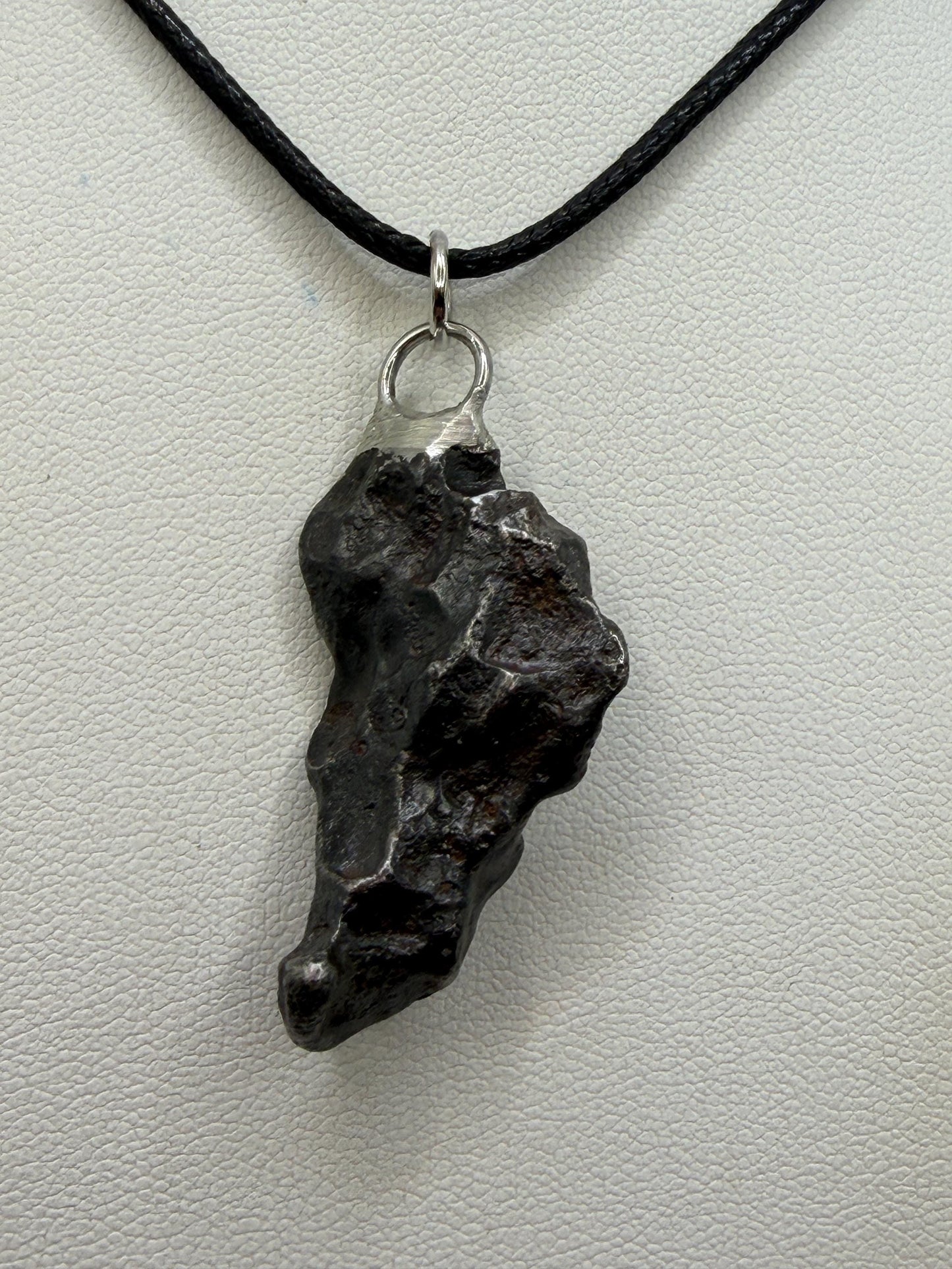 Sikhote-Alin Iron Meteorite Pendant: Astronomy Space Gift, 16.75g