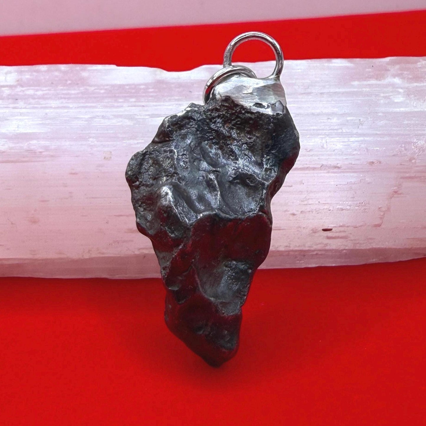 Sikhote-Alin Iron Meteorite Pendant: Astronomy Space Gift, 16.75g