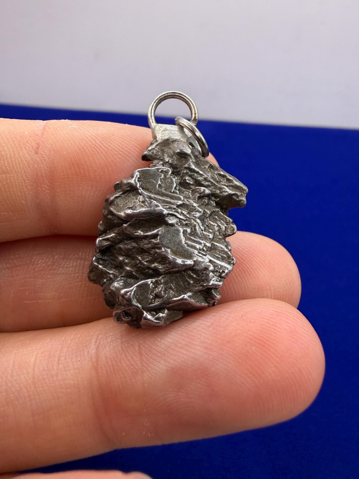 Campo del Cielo Meteorite Pendant: Authentic Iron Meteorite, Space Gift, 13.43 grams