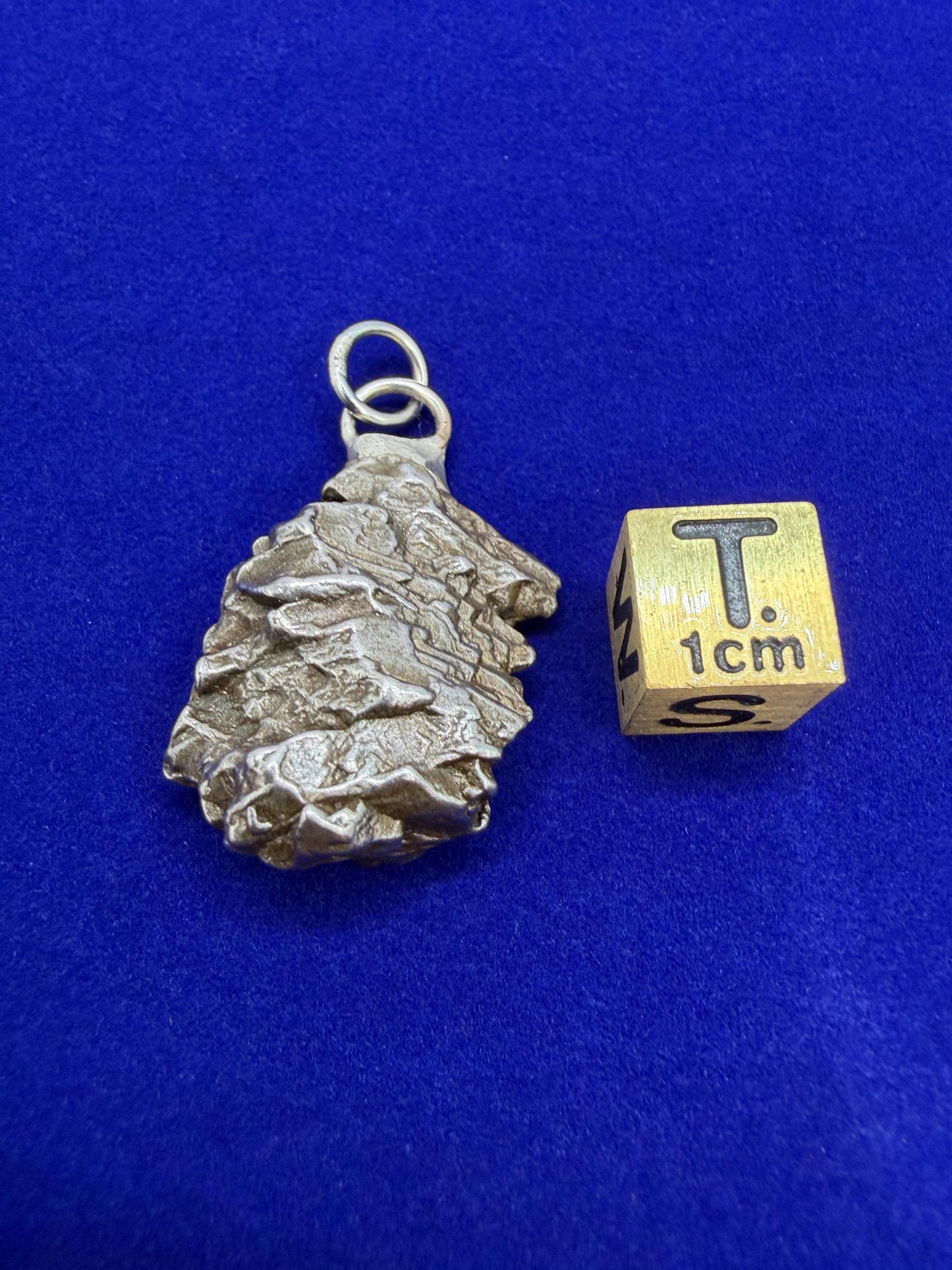 Campo del Cielo Meteorite Pendant: Authentic Iron Meteorite, Space Gift, 13.43 grams