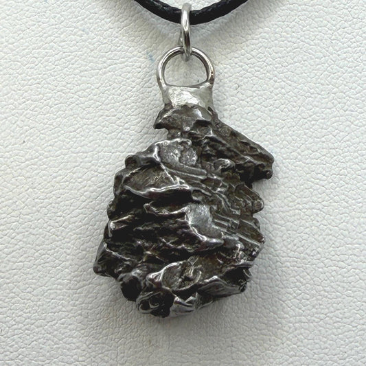 Campo del Cielo Meteorite Pendant: Authentic Iron Meteorite, Space Gift, 13.43 grams