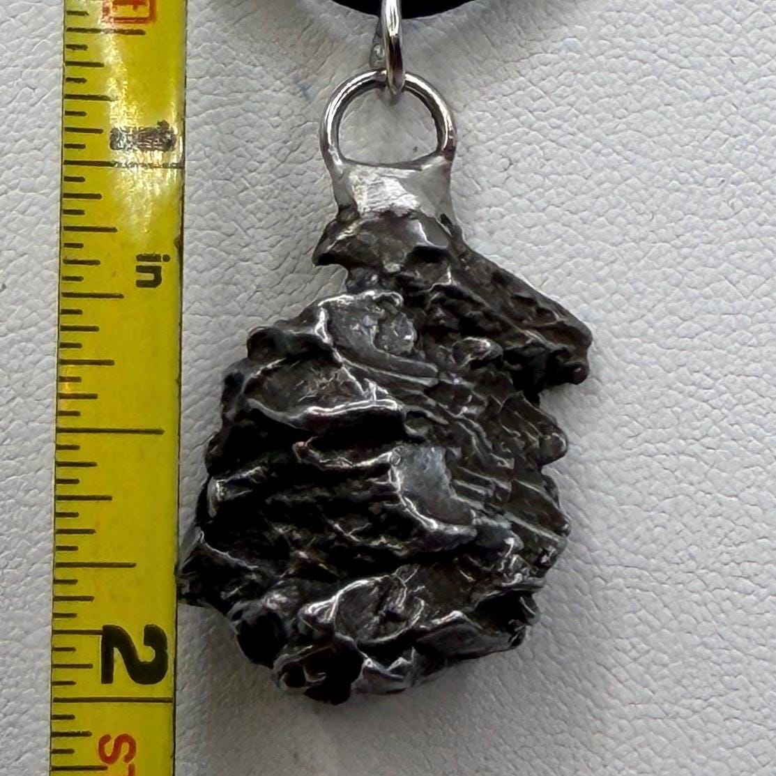 Campo del Cielo Meteorite Pendant: Authentic Iron Meteorite, Space Gift, 13.43 grams