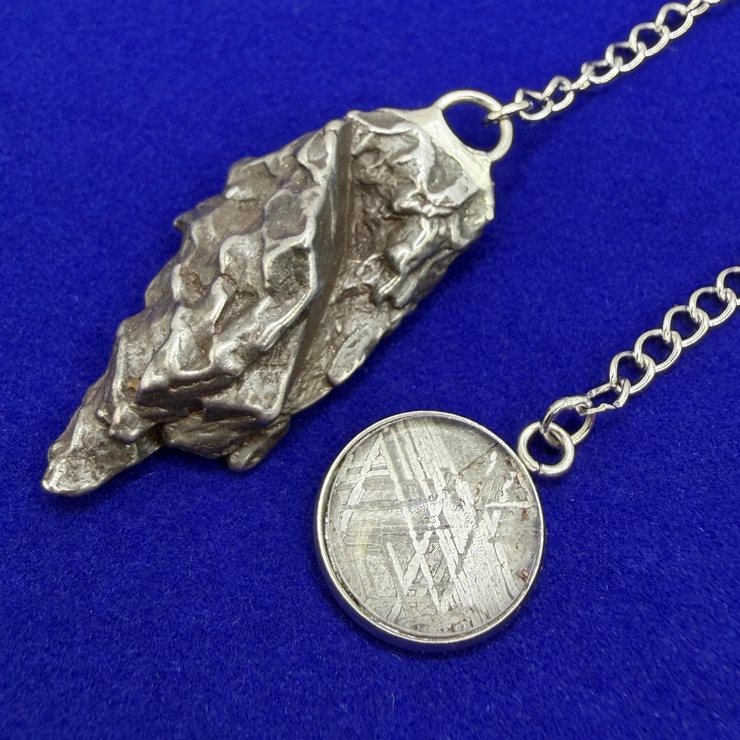 Campo del Cielo Meteorite Pendulum, Rare Cosmic Divination Tool, Crystal Healing Gift, 22.84g