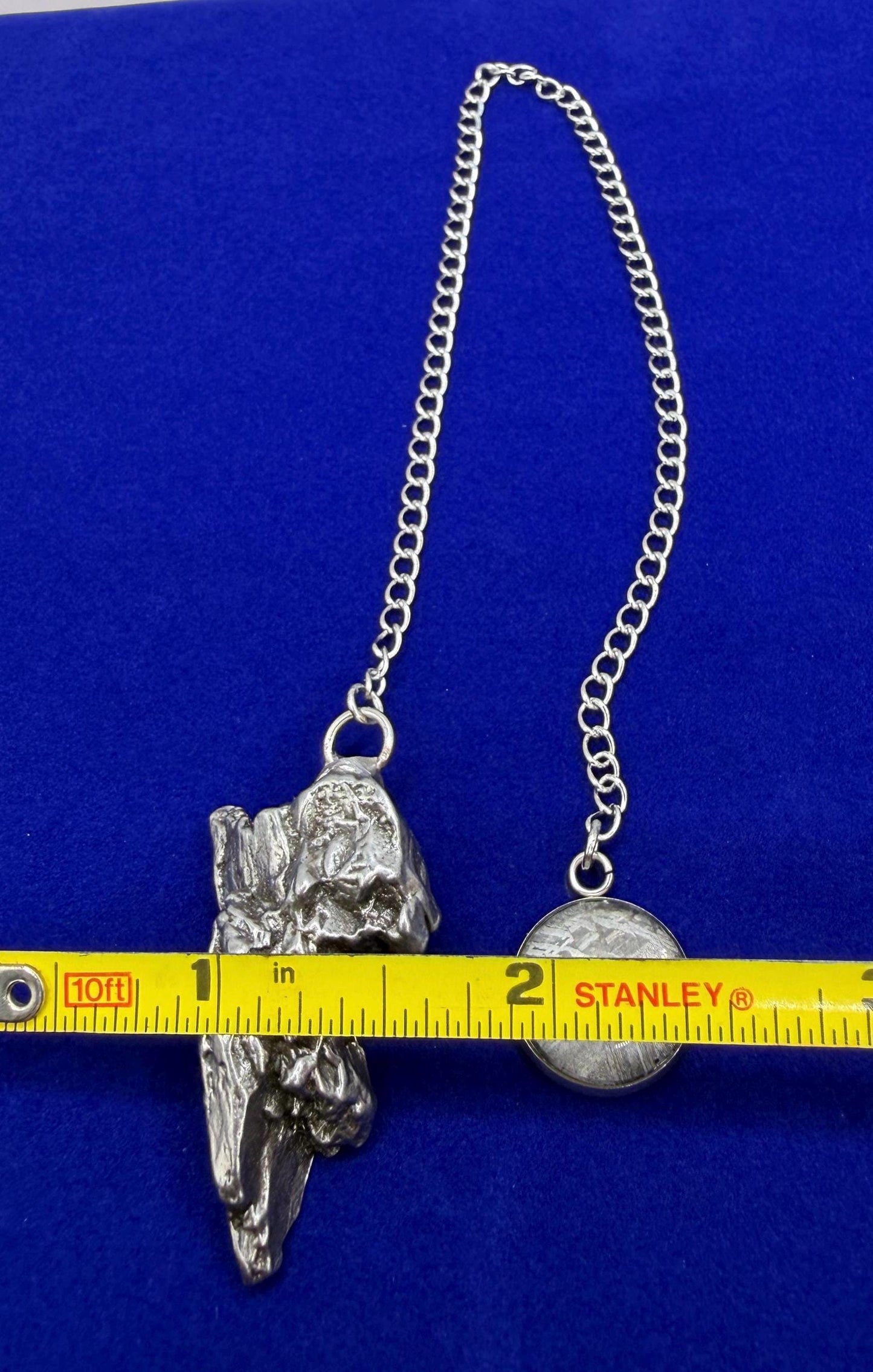 Campo del Cielo Meteorite Pendulum, Rare Cosmic Divination Tool, Crystal Healing Gift, 24.22g