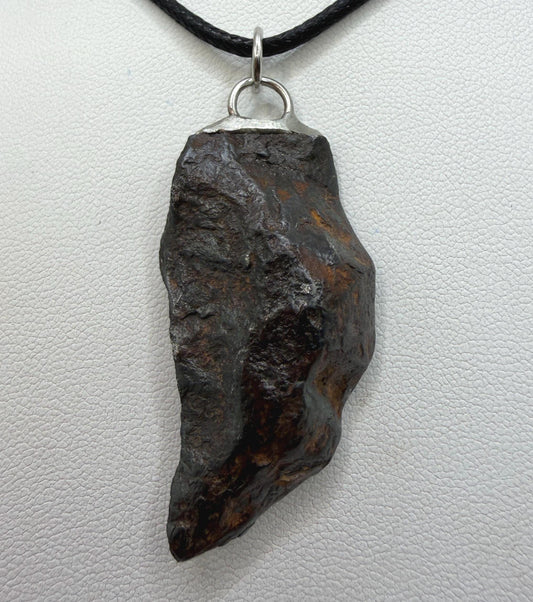 Canyon Diablo Iron Meteorite Pendant: Arizona Space Gift, 23.34 grams
