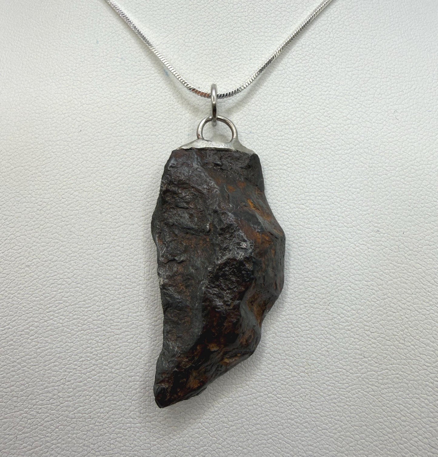 Canyon Diablo Iron Meteorite Pendant: Arizona Space Gift, 23.34 grams