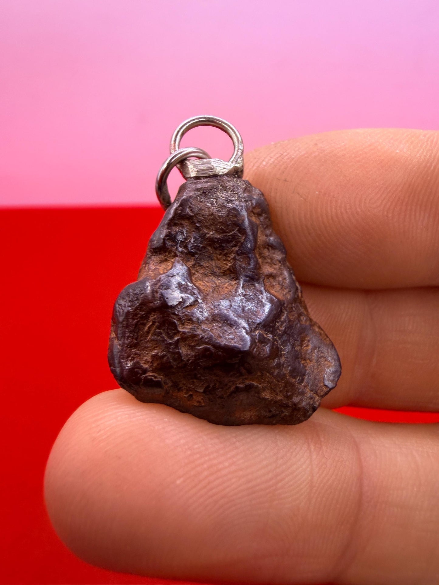 Canyon Diablo Iron Meteorite Pendant: Arizona Space Gift, 8.08 grams