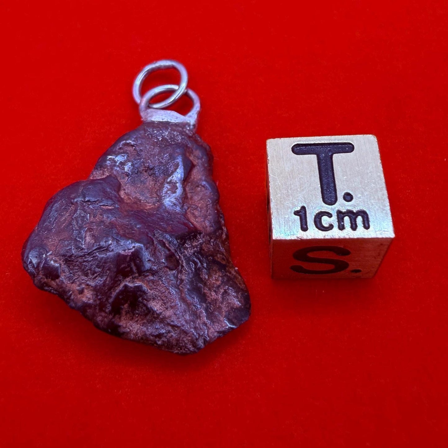 Canyon Diablo Iron Meteorite Pendant: Arizona Space Gift, 8.08 grams