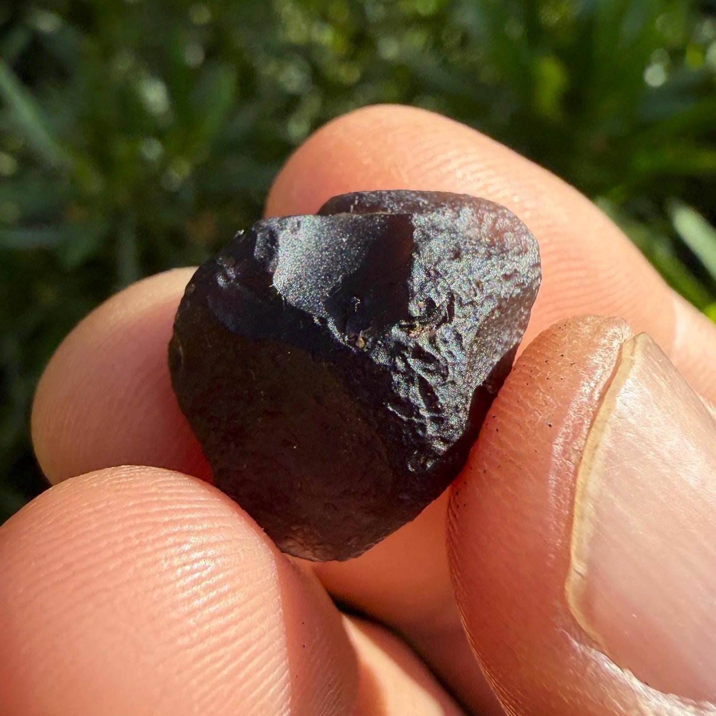Saffordite Stone: Rare Cintamani, Arizona Tektite -3.39 Grams