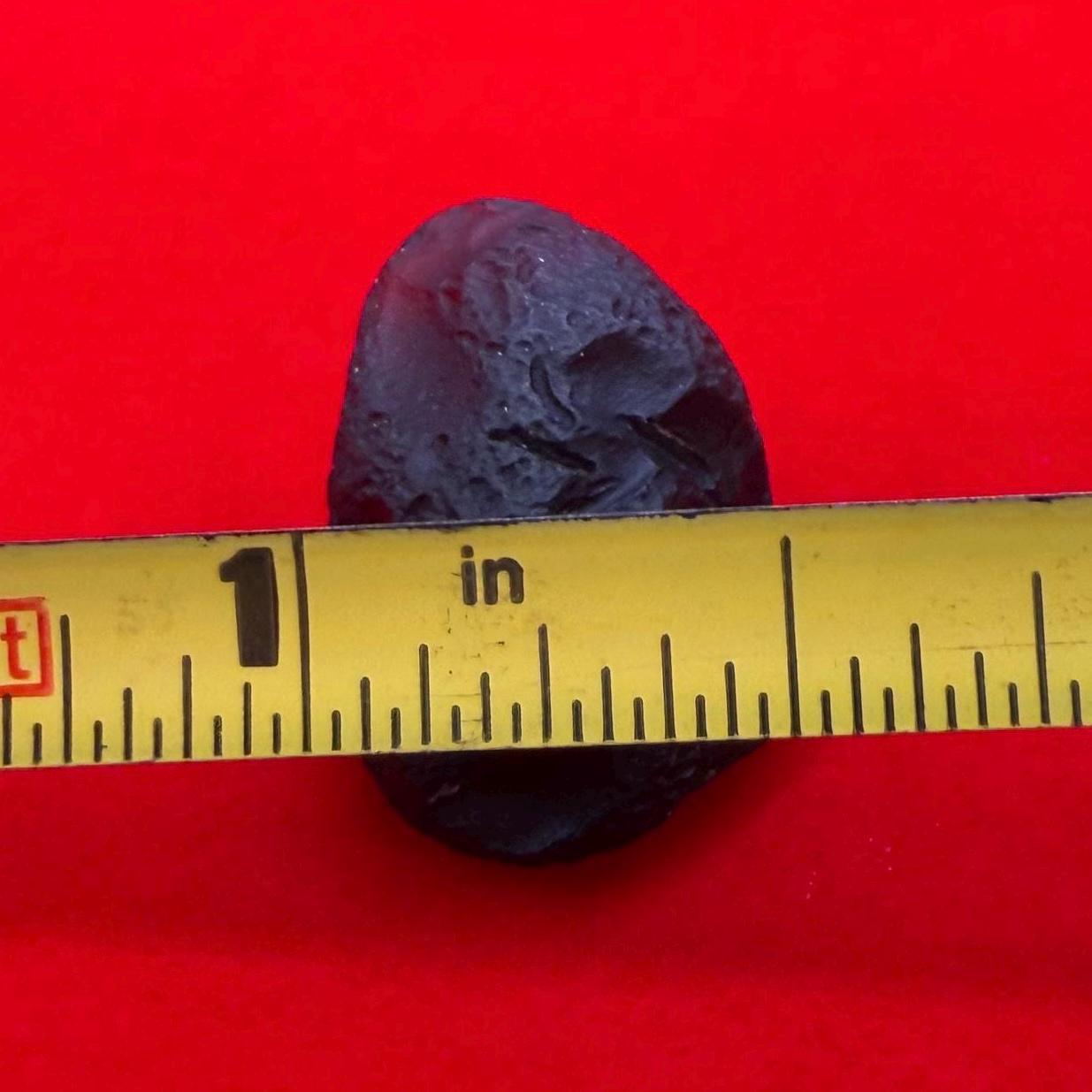 Saffordite Stone: Rare Cintamani, Arizona Tektite -3.39 Grams