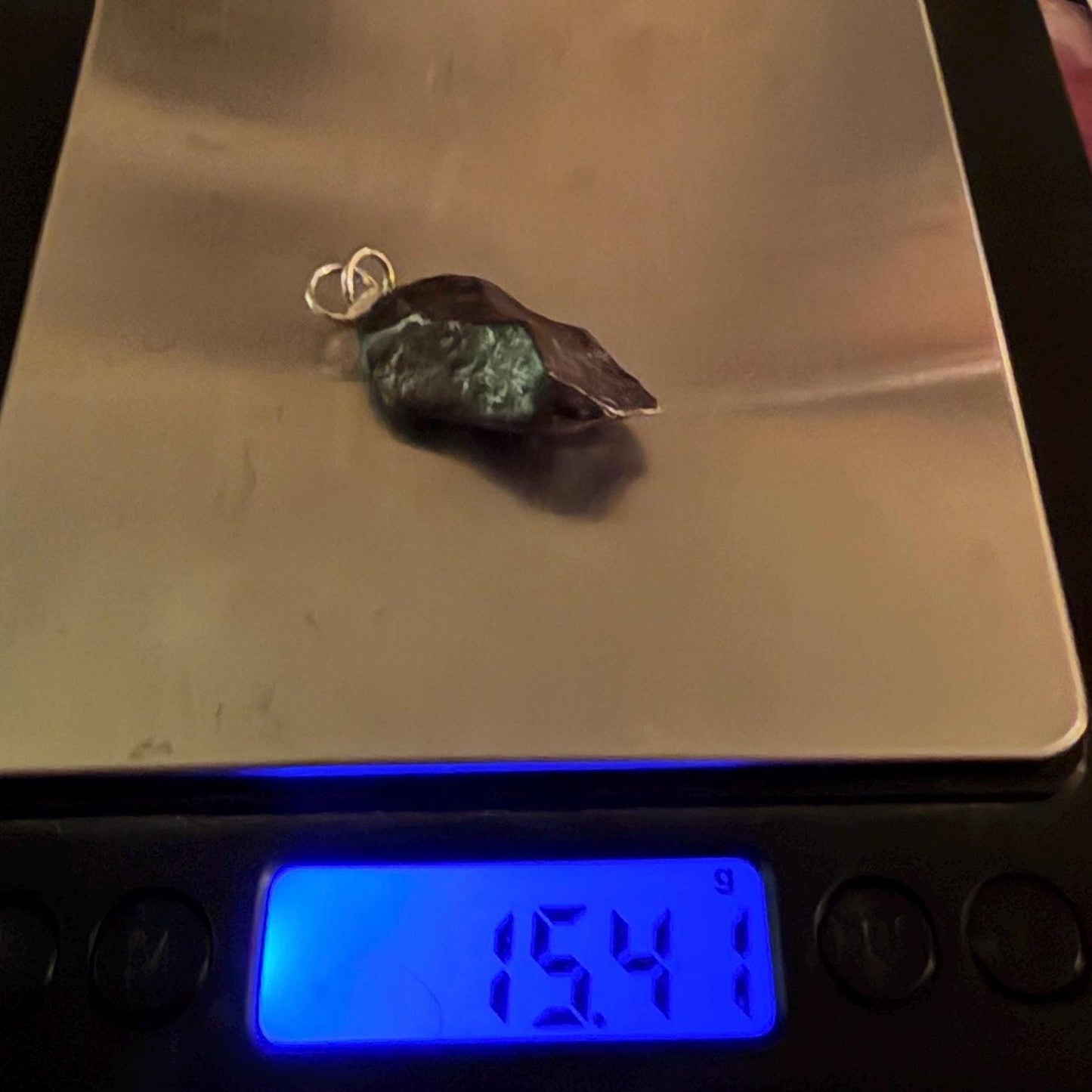 Canyon Diablo Iron Meteorite Pendant: Arizona Space Gift, 15.41 grams