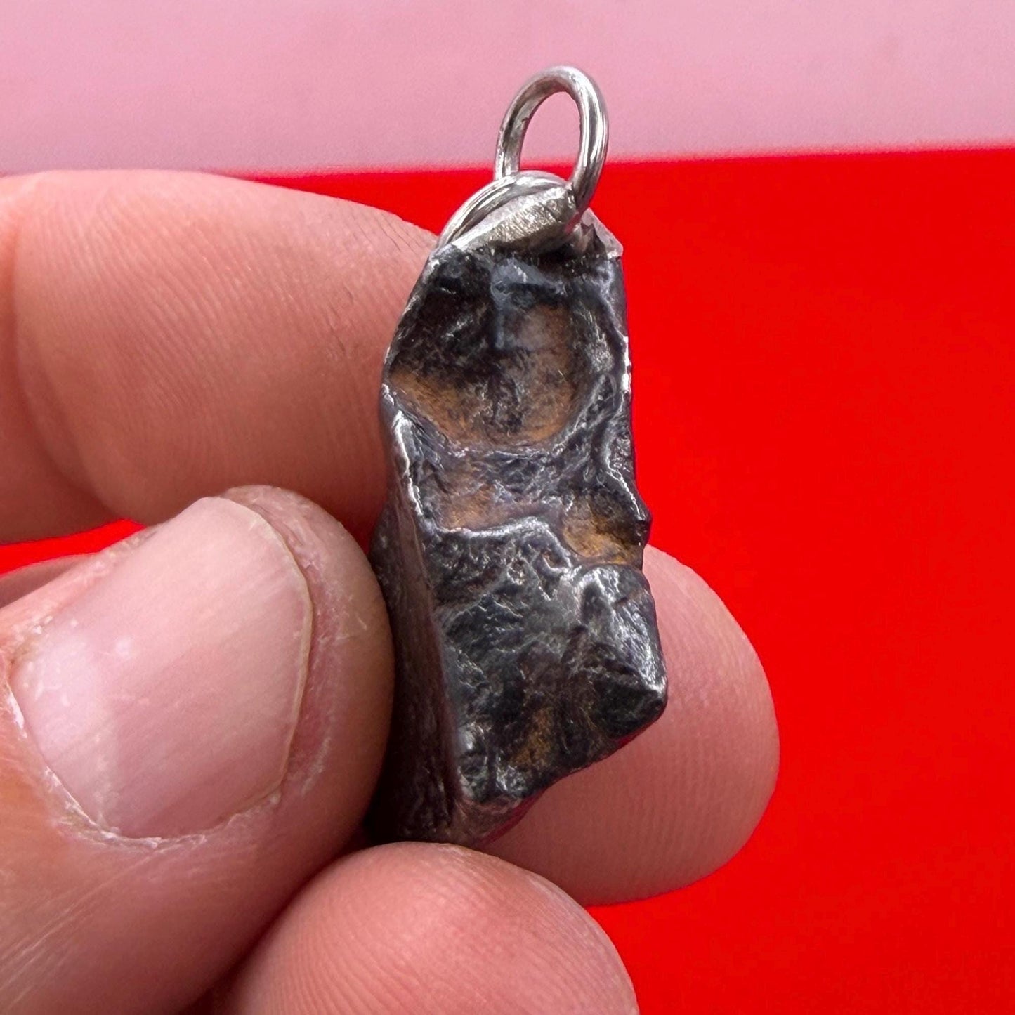 Canyon Diablo Iron Meteorite Pendant: Arizona Space Gift, 10.95 grams