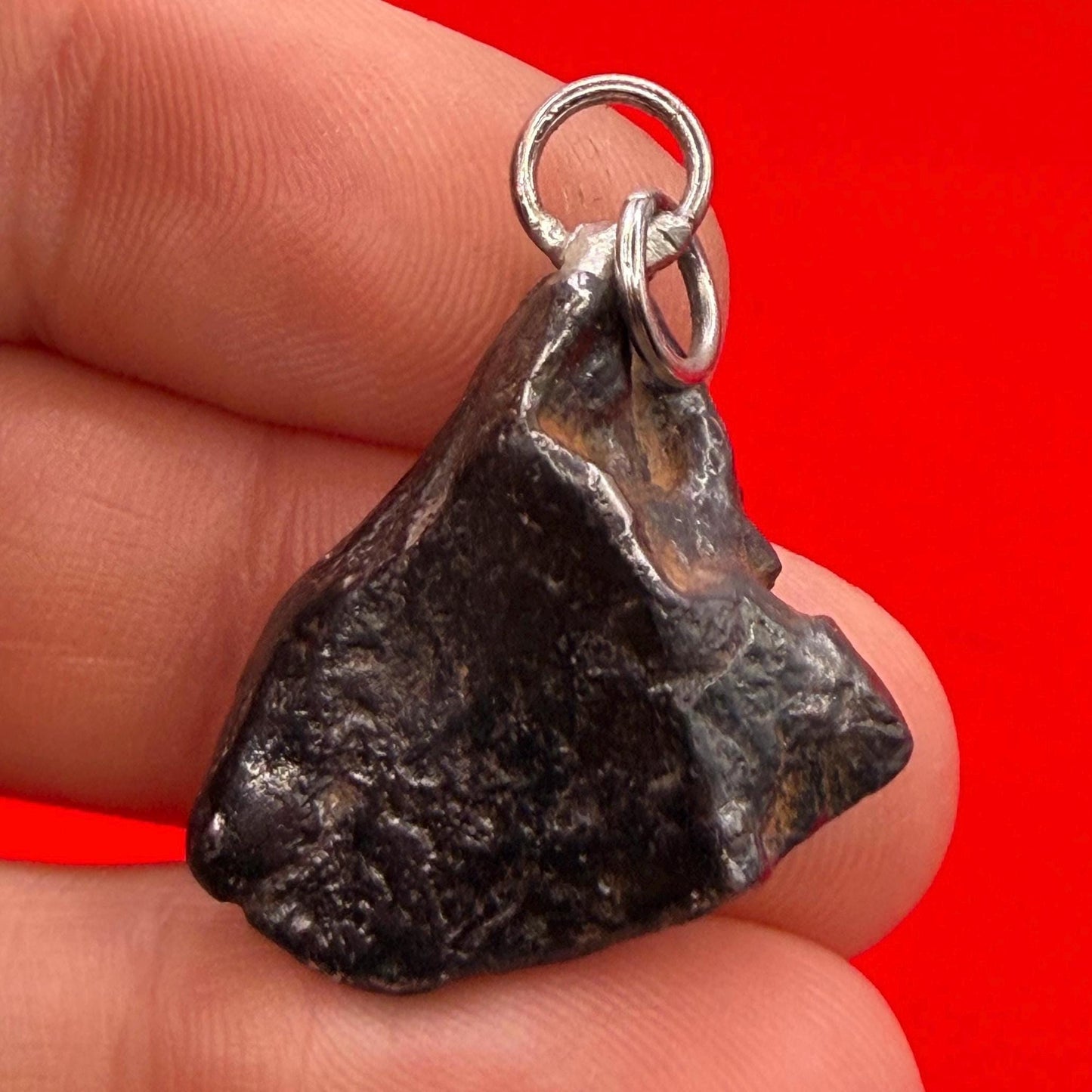 Canyon Diablo Iron Meteorite Pendant: Arizona Space Gift, 10.95 grams