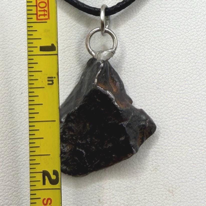 Canyon Diablo Iron Meteorite Pendant: Arizona Space Gift, 10.95 grams