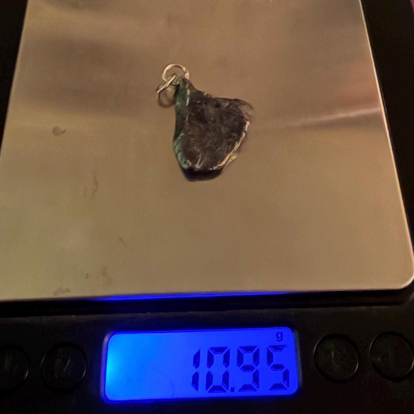 Canyon Diablo Iron Meteorite Pendant: Arizona Space Gift, 10.95 grams