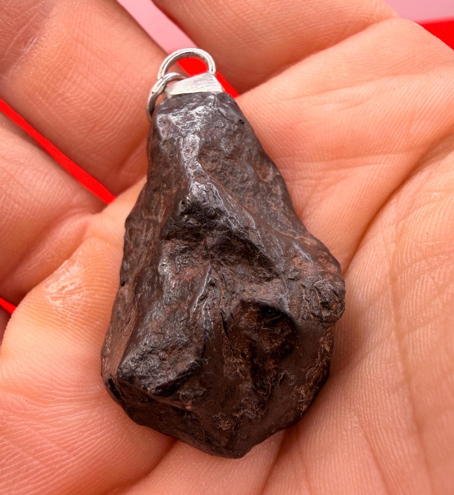 Canyon Diablo Iron Meteorite Pendant: Arizona Space Gift, 36.32 grams