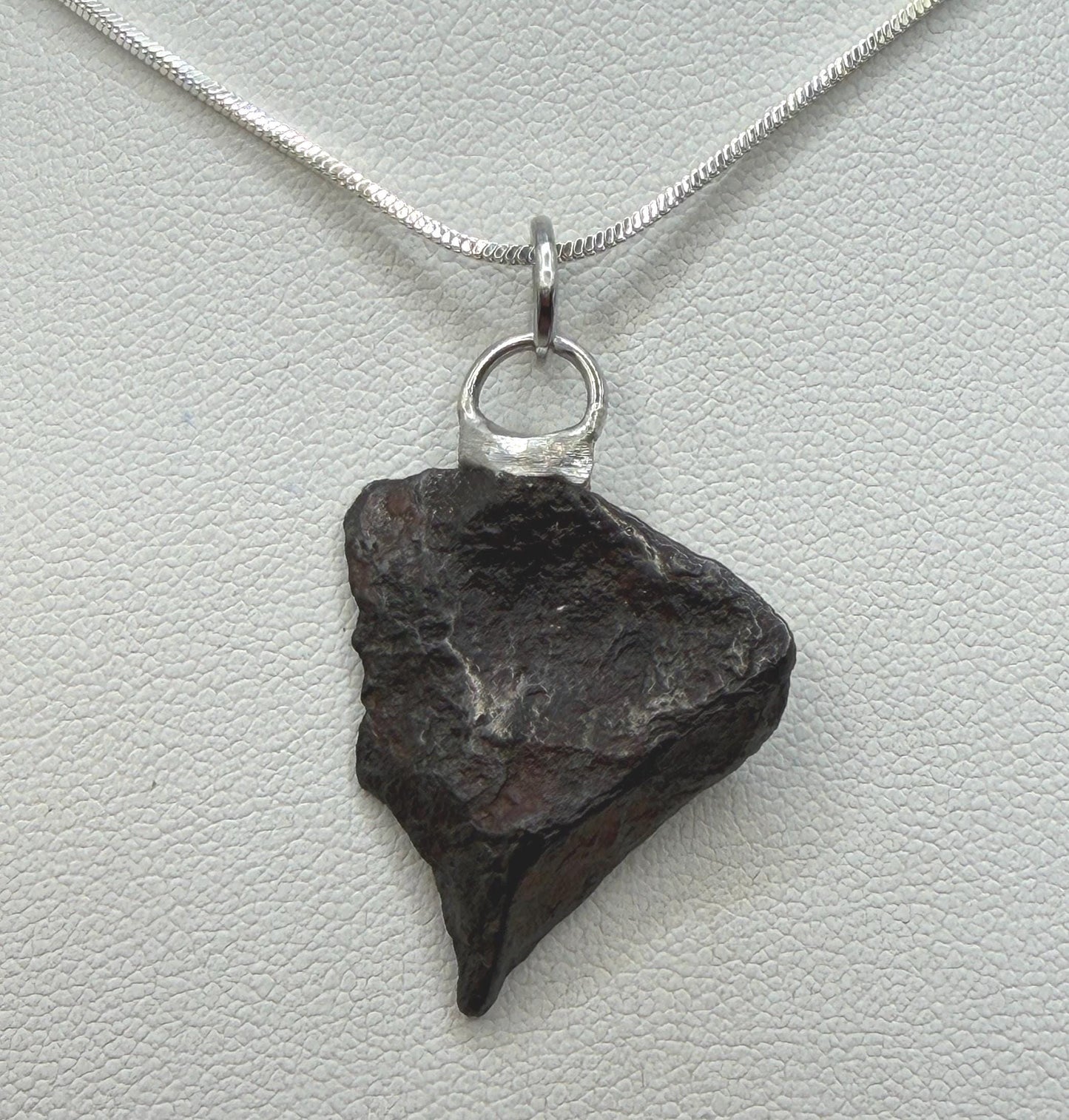 Canyon Diablo Iron Meteorite Pendant: Arizona Space Gift, 5.33g