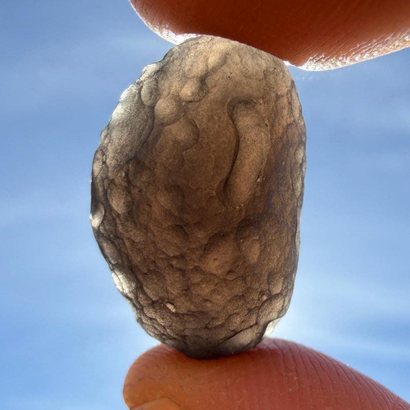 Saffordite Stone: Rare Cintamani, Arizona Tektite -6.10 Grams