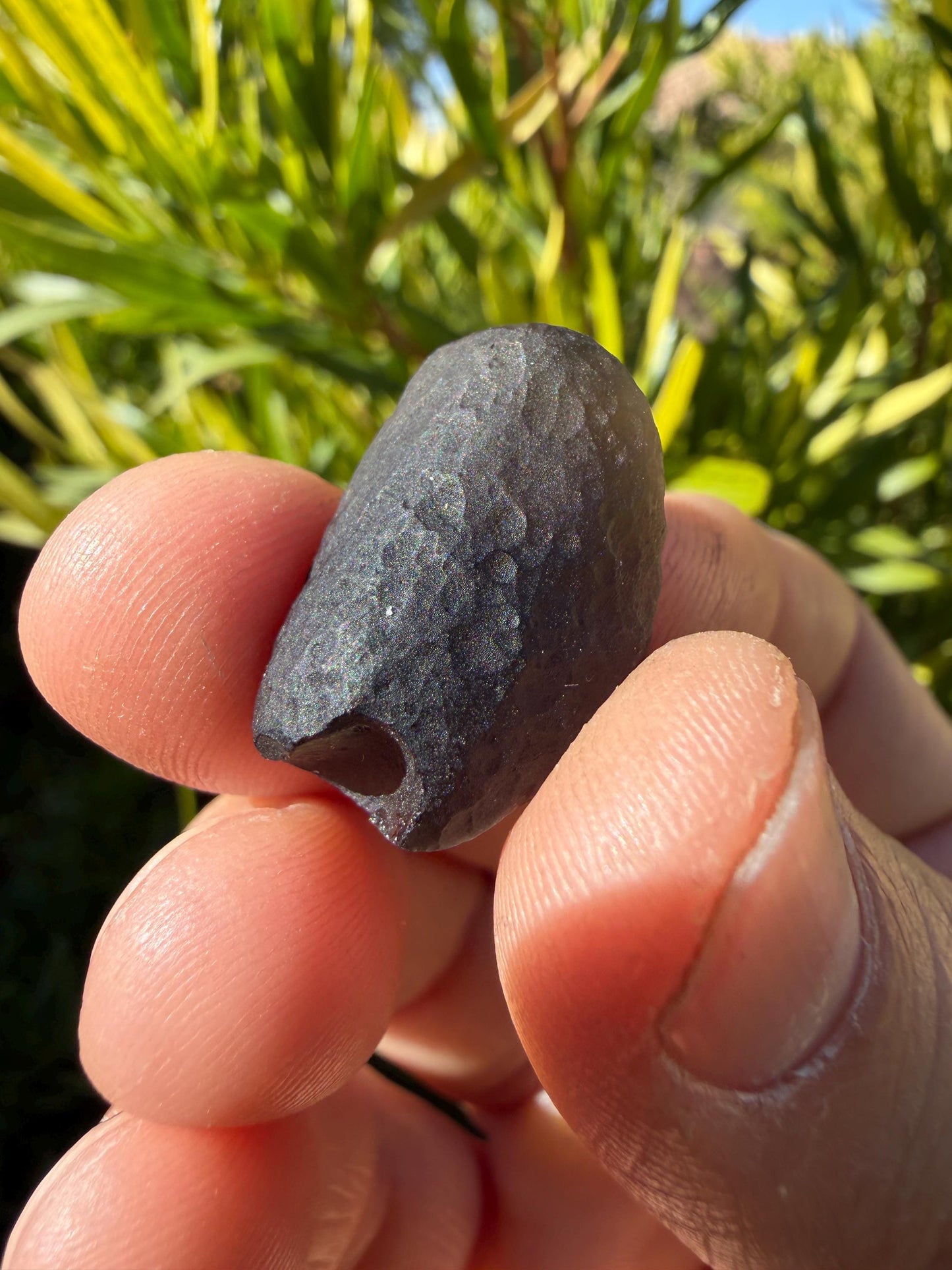Saffordite Stone: Rare Cintamani, Arizona Tektite -5.18 Grams
