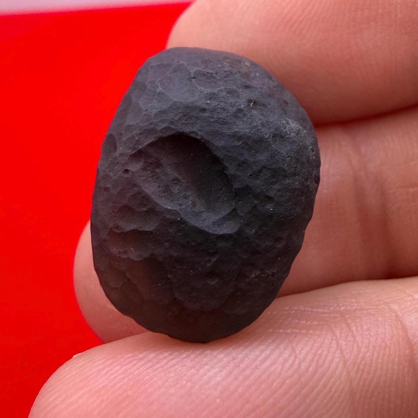 Saffordite Stone: Rare Cintamani, Arizona Tektite -5.18 Grams