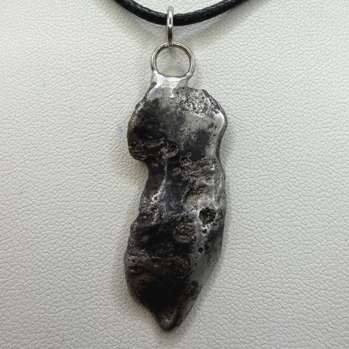 Sikhote-Alin Iron Meteorite Pendant: Astronomy Space Gift, 8.35g