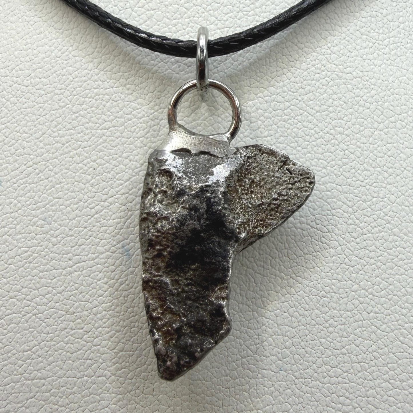Sikhote-Alin Iron Meteorite Pendant: Astronomy Space Gift, 5.32g