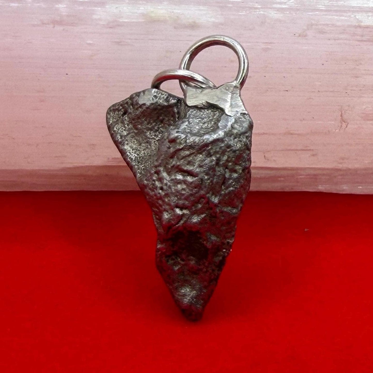Sikhote-Alin Iron Meteorite Pendant: Astronomy Space Gift, 5.32g